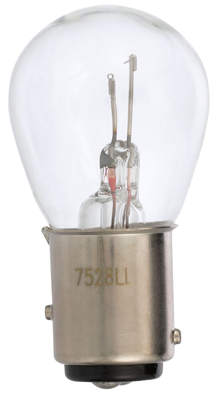 7528LL-BPP Automotive Miniature Bulb, 12 V, 21/5 W, Incandescent Lamp, Clear